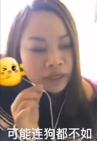 网红狗子张悦吃瓜图片,萌态十足引网友热议
