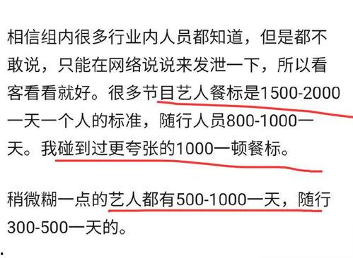 娱乐圈爆料待遇,揭秘明星幕后待遇大揭秘